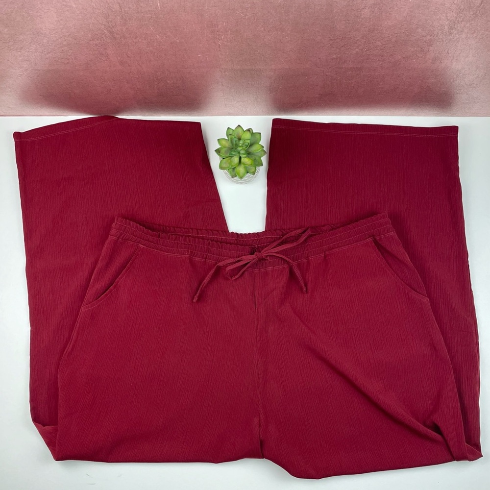 French Laundry Solid Red Pants Women Size 3X
